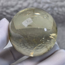 Load image into Gallery viewer, Citrine Sphere Display – 黄水晶球摆件
