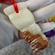 Load image into Gallery viewer, Pork Belly Stone Hanging Charm – 五花肉石挂件
