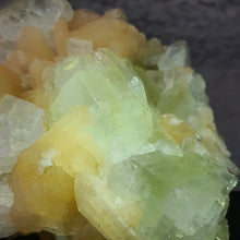Load image into Gallery viewer, Green Apophyllite with Stilbite – Heart Healing, Calm Clarity &amp; Gentle Abundance
