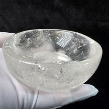 Load image into Gallery viewer, Clear Quartz Bowl – Energy Amplification, Clarity &amp; Purification
