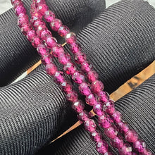 Load image into Gallery viewer, Rhodolite Garnet Faceted 3-Round Bracelet – Passion &amp; Refined Strength
