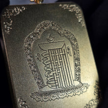Load image into Gallery viewer, Hand-Drawn Tibetan Zashi Lhamo Pendant (Pink) – 手绘藏传粉色扎基拉姆吊坠
