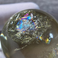 Load image into Gallery viewer, Citrine Sphere Display – 黄水晶球摆件
