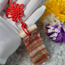 Load image into Gallery viewer, Pork Belly Stone Hanging Charm – 五花肉石挂件
