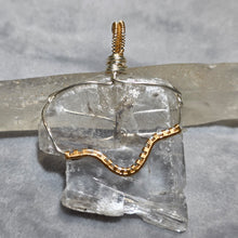 Load image into Gallery viewer, Clear Selenite Wire Wrapped Pendant – 透明透石膏绕线吊坠
