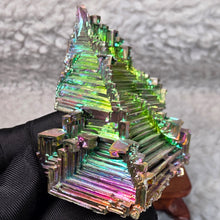 Load image into Gallery viewer, Bismuth Crystal Display – 碲铋晶体金属结晶摆件
