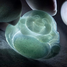 Load image into Gallery viewer, Jadeite Laughing Buddha Pendant – 翡翠笑佛吊坠
