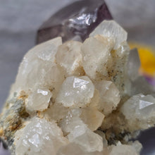 Load image into Gallery viewer, Amethyst on Quartz Specimen (Mogok, Myanmar) – 缅甸抹谷天然紫水晶共生石英矿物标本
