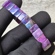 Load image into Gallery viewer, Good Grade Sugilite Flat Bracelet – Emotional Healing &amp; Protection
