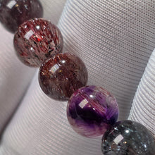 Load image into Gallery viewer, Premium Grade Super 7 Crystal Bracelet – 高品质超七水晶手链
