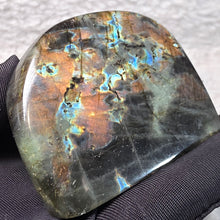Load image into Gallery viewer, Labradorite Slab Display – Rare Multi-Colour Flash &amp; Protective Energy
