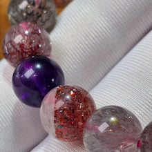 Load image into Gallery viewer, Premium Grade Super 7 Crystal Bracelet – 高品质超七水晶手链

