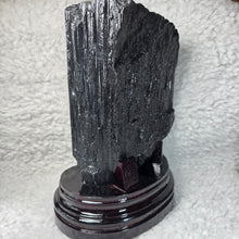 Load image into Gallery viewer, Raw Black Tourmaline Display – Protection, Grounding &amp; Energy Shield
