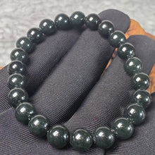 Load image into Gallery viewer, Black Nephrite Bracelet – 塔青和田玉
