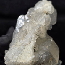 Load image into Gallery viewer, Specular Hematite in Quartz (Madagascar) – 马达加斯加镜铁矿共生白水晶矿标
