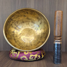 Load image into Gallery viewer, Full Moon Brass Singing Bowl – 满月黄铜颂钵
