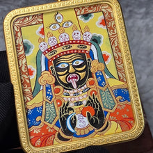 Load image into Gallery viewer, Hand-drawn Thangka Pendant – Zashi Lhamo / 扎基拉姆
