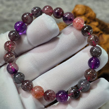 Load image into Gallery viewer, Premium Grade Super 7 Crystal Bracelet – 高品质超七水晶手链
