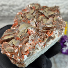 Load image into Gallery viewer, Nail Head Calcite with Siderite &amp; Red Hematite Display – 钉头方解石共生菱铁矿赤铁矿摆件
