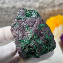 Load image into Gallery viewer, Raw Copper, Cuprite, Malachite &amp; Calcite (Namibia) – 纳米比亚天然原生铜、赤铜矿、孔雀石与方解石共生矿标本
