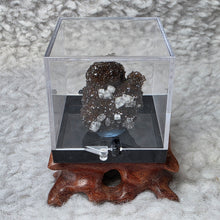 Load image into Gallery viewer, Brown-Orange Chalcedony with Calcite &amp; Quartz (Inner Mongolia) – Grounding, Vitality &amp; Abundance

