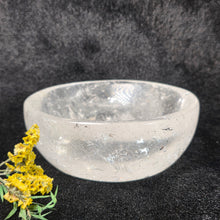 Load image into Gallery viewer, Clear Quartz Bowl – Energy Amplification, Clarity &amp; Purification
