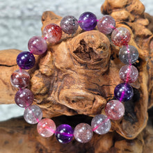 Load image into Gallery viewer, Premium Grade Super 7 Crystal Bracelet – 高品质超七水晶手链
