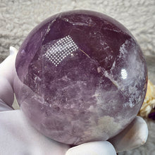 Load image into Gallery viewer, Amethyst Trapiche Sphere – 紫水晶太阳花圆球摆件
