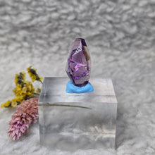 Load image into Gallery viewer, Polished Amethyst Azeztulite – Calm, Intuition &amp; High-Vibration Energy

