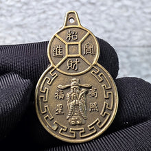 Load image into Gallery viewer, Liuli Ju Bao Peng with Leklai (Iridescent Goethite) &amp; Pyrite – Wealth, Protection &amp; High-Vibration Energy
