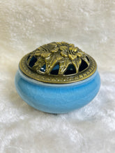 Load image into Gallery viewer, Ceramic Incense Burner (Light Blue)
