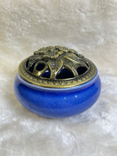 Load image into Gallery viewer, Ceramic Incense Burner (Dark Blue)
