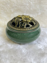 Load image into Gallery viewer, Ceramic Incense Burner (Dark Green)
