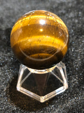 Load image into Gallery viewer, Yellow Tiger Eye Sphere 
